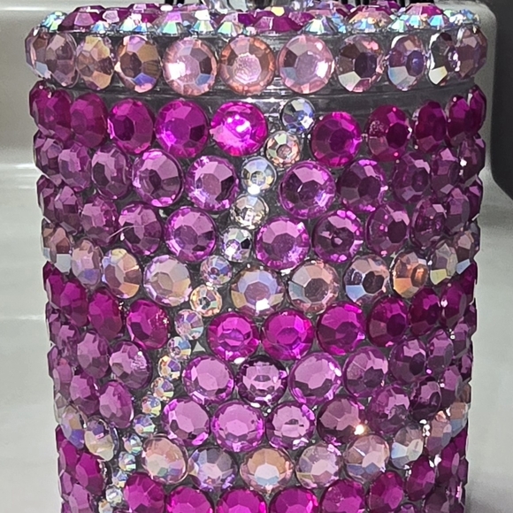 Pink Rhinestone Trinket Box - Picture 3 of 4